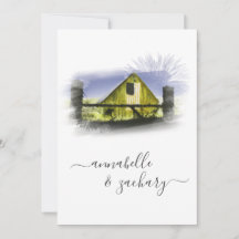 *~* Barn American Flag UAWG QR AR19 Wedding