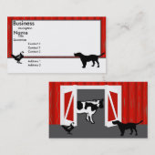 Barn Animals Business Card Visitenkarte (Vorne/Hinten)