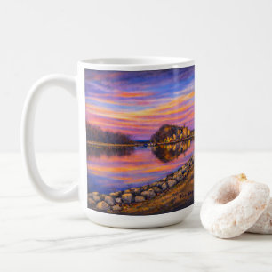 Barn Bluff, Red Wing Lebendige Sonnenuntergang-Tas Kaffeetasse