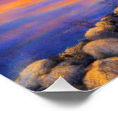 Barn Bluff, Red Wing Sunset Glossy Poster (Ecke)