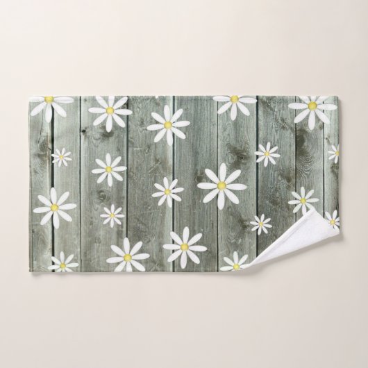 Barn Board Daisy Blume Handtuch (Handtuch)