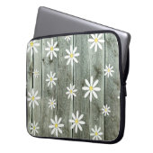 Barn Board Daisy Laptopschutzhülle (Vorderseite Links)
