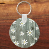 Barn Board Daisy Schlüsselanhänger (Vorderseite)