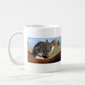 Barn Cat auf Flashy Kaffeetasse (Links)