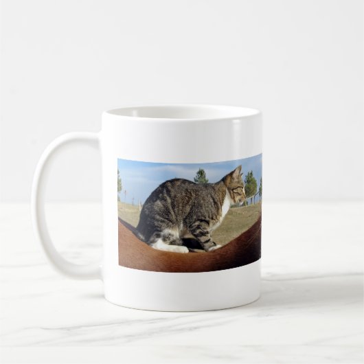 Barn Cat auf Flashy Kaffeetasse (Links)