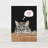 Barn Cat Denken Sie an Sie Karte (Vorderseite)