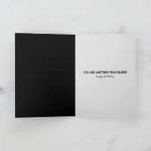 Barn Cat im Heuhaufen Geburtstag Karte (Innenseite)