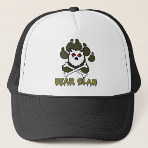BÄRN-CLAN-FERNLASTFAHRER-HUT BLK/WHITE TRUCKERKAPPE