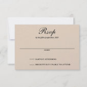 Barn Couple RSVP Karte (Vorderseite)