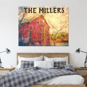 BARN CUSTOM PERSONALISIERT ART STRETCHCHED LEINWAN LEINWANDDRUCK (Insitu (Schlafzimmer))