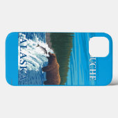 Bärn-Fischen im Fluss- Latouche, Alaska Case-Mate iPhone Hülle (Rückseite (Horizontal))