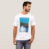 Bärn-Fischen im Fluss- Latouche, Alaska T-Shirt (Vorne ganz)