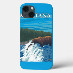 Bärn-Fischen im Fluss- Montana Case-Mate iPhone Hülle