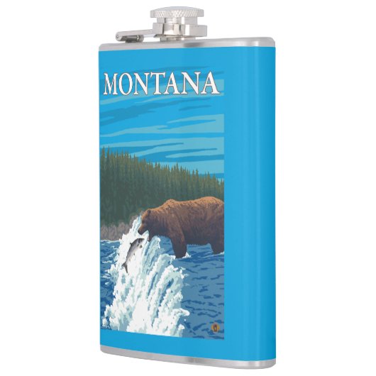 Bärn-Fischen im Fluss- Montana Flachmann (Links)