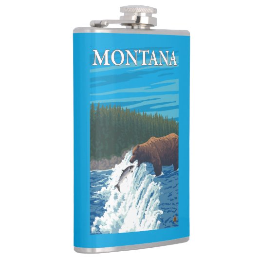 Bärn-Fischen im Fluss- Montana Flachmann (Rechts)