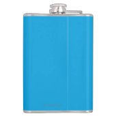 Bärn-Fischen im Fluss- Petersburg, Alaska Flachmann (Rückseite)