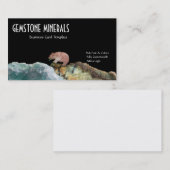 Bärn-Fischen-Ozean - Edelstein-Mineralien Visitenkarte (Vorne/Hinten)