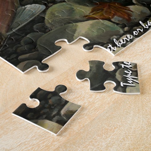 Bärn-Fischen-Puzzlespiel-personalisiertes Puzzle (Seite)