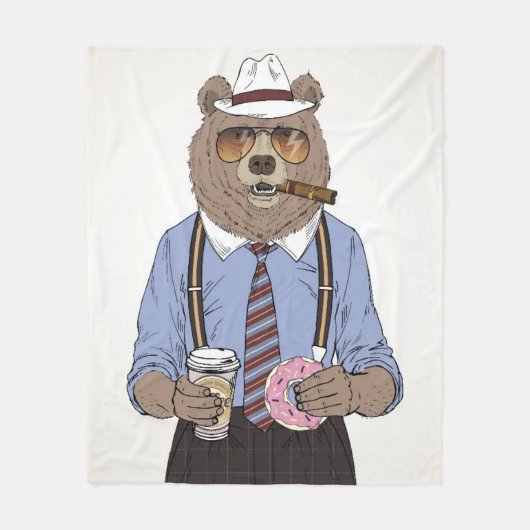 Bärn-Frühstück Fleecedecke (Vorderseite)