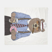 Bärn-Frühstück Fleecedecke (Vorderseite (Horizontal))