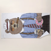 Bärn-Frühstück Strandtuch (Vorderseite)