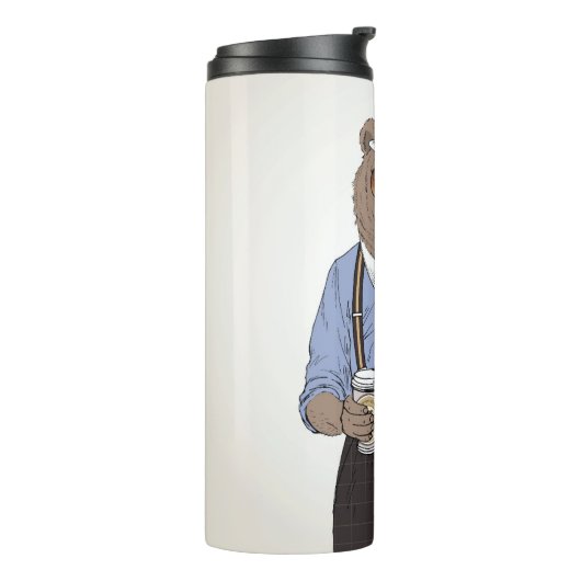 Bärn-Frühstück Thermosbecher (Nach links gedreht)