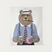 Bärn-Frühstück Wandteppich (Vorderseite)