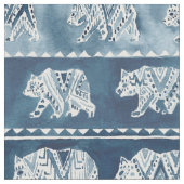 BÄRN-GEIST Marine Boho Stammes- Muster Stoff (Nahaufnahme)