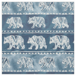 BÄRN-GEIST Marine Boho Stammes- Muster Stoff