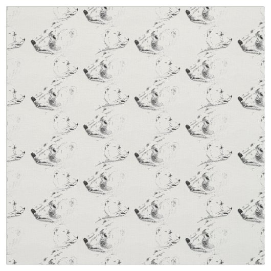 Bärn-Gewebe-Eisbär-Kunst-Gewebe-Mutter u. CUB Stoff (Muster)