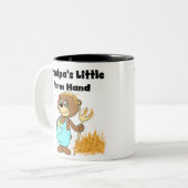 Bärn-Großvater-Landarbeiter Zweifarbige Tasse (Vorderseite Links)