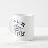 Barn Hair Keine Sorge Kaffeetasse (Vorderseite Links)