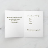 Bärn-Hochzeit Einladung (Innenseite)