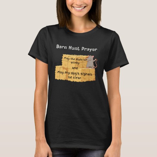 Barn Hunt Barn Hunt prayer stinky rats T-Shirt (Vorderseite)