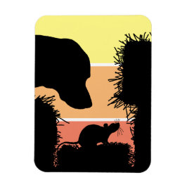 Barn Hunt Grußkarte für Hunde mit Geruchssinn Spor Magnet