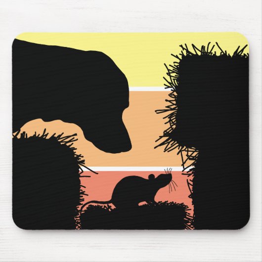 Barn Hunt Nose Work: Dog and Rat Scent Work Mousepad (Vorne)
