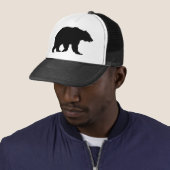 Bärn-Hutgrizzly-Bärn-Silhouette Truckerkappe (Beispiel)