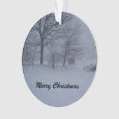 Barn in a Maine Blizzard Ornament (Vorderseite)