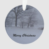 Barn in a Maine Blizzard Ornament (Vorderseite)