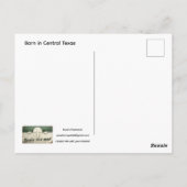 Barn in Central Texas Postcard Postkarte (Rückseite)