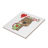 Bärn-Kakao-Liebe-Feiertag Fliese (Seite)