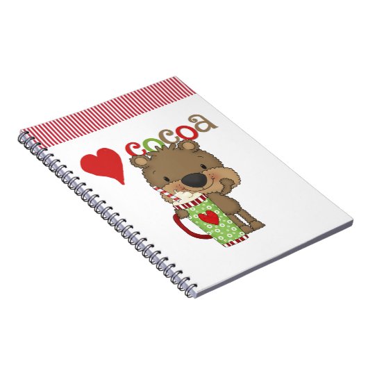 Bärn-Kakao-Liebe-Feiertag Notizblock (Rechte Seite)