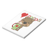 Bärn-Kakao-Liebe-Feiertag Notizblock (Rotiert)