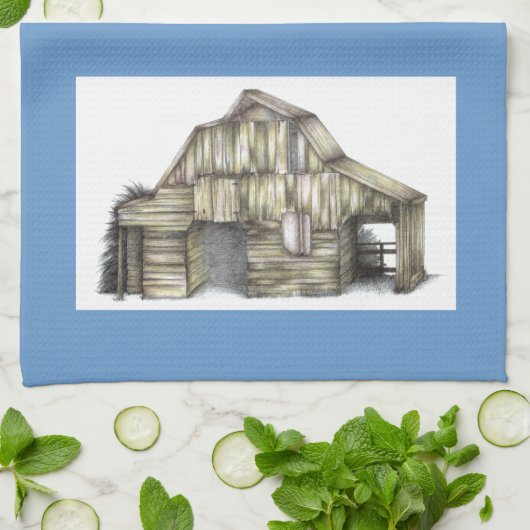 Barn Kitchen Handtuch (Gefaltet)