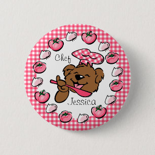 Bärn-kleiner Kochs-kundenspezifischer Knopf (Rnd) Button