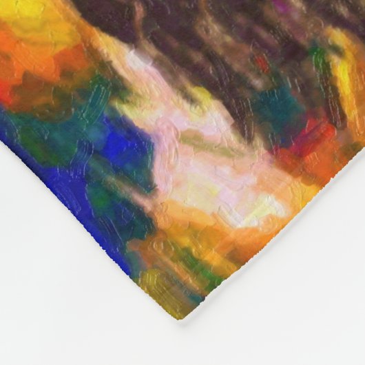 Bärn-Krieger-gebürtiger Amerikaner-Fleece-Decke Fleecedecke (Ecke)