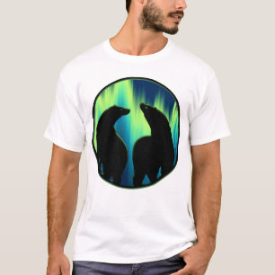 Bärn-Kunst-Shirt-Nordlicht-Bärn-T - T-Shirt