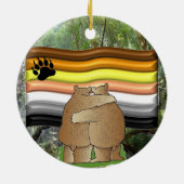 Bärn-Liebe-Verzierung Keramikornament (Hinten)