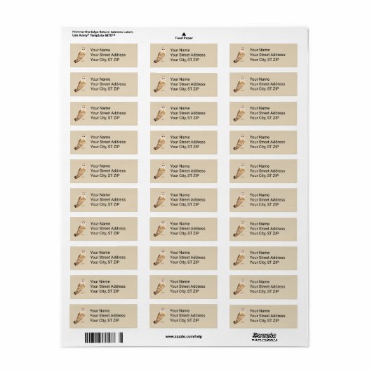 Barn Owl Address Labels (Vorne)