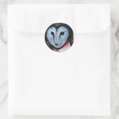 Barn Owl Art                                       Runder Aufkleber (Tasche)